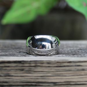 Quinn-Cocktailring-mittel-poliert-0227816 breiter Ring